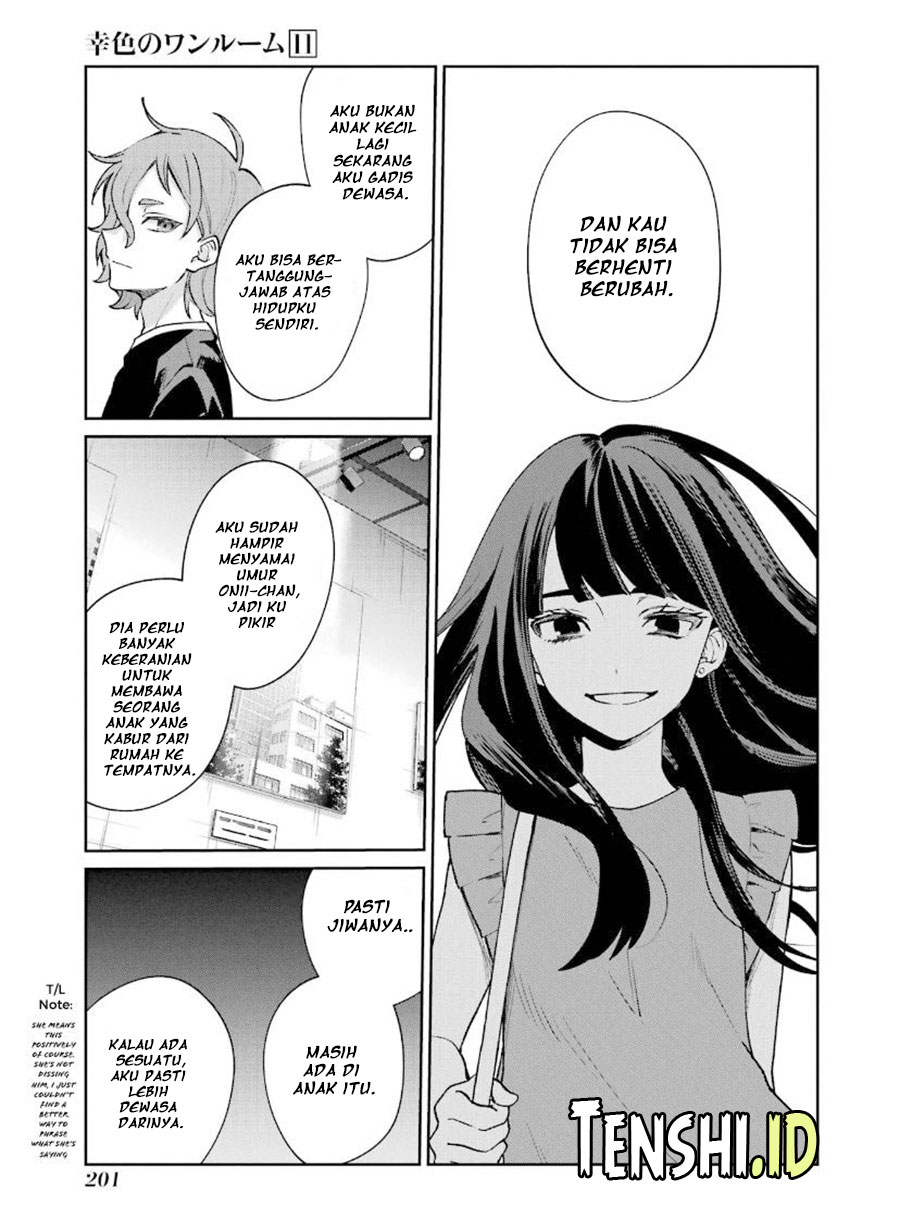 Sachi-iro no One Room Chapter 68 End